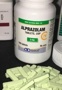 Alternative view of Green Xanax